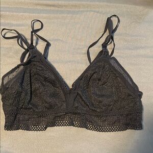 Elegant Black Lace Nursing Bralette